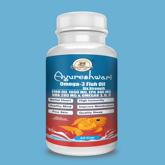 Ayureshwari Omega-3 Fish Oil (Healthier Heart and Brain )